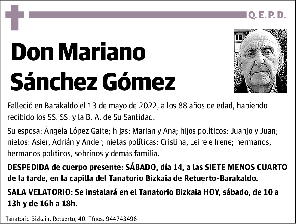 Mariano Sanchez Gomez