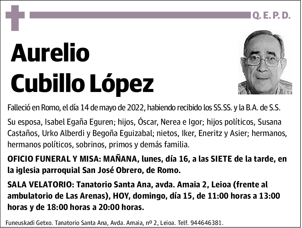 Aurelio Cubillo López