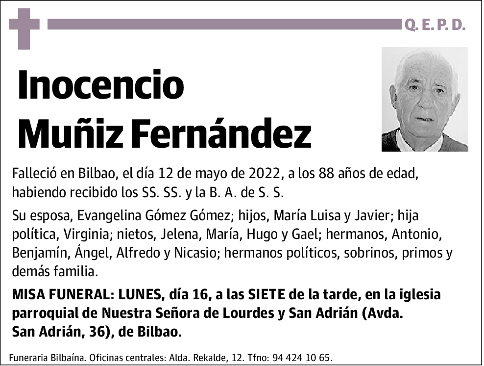 Inocencio Muñiz Fernández