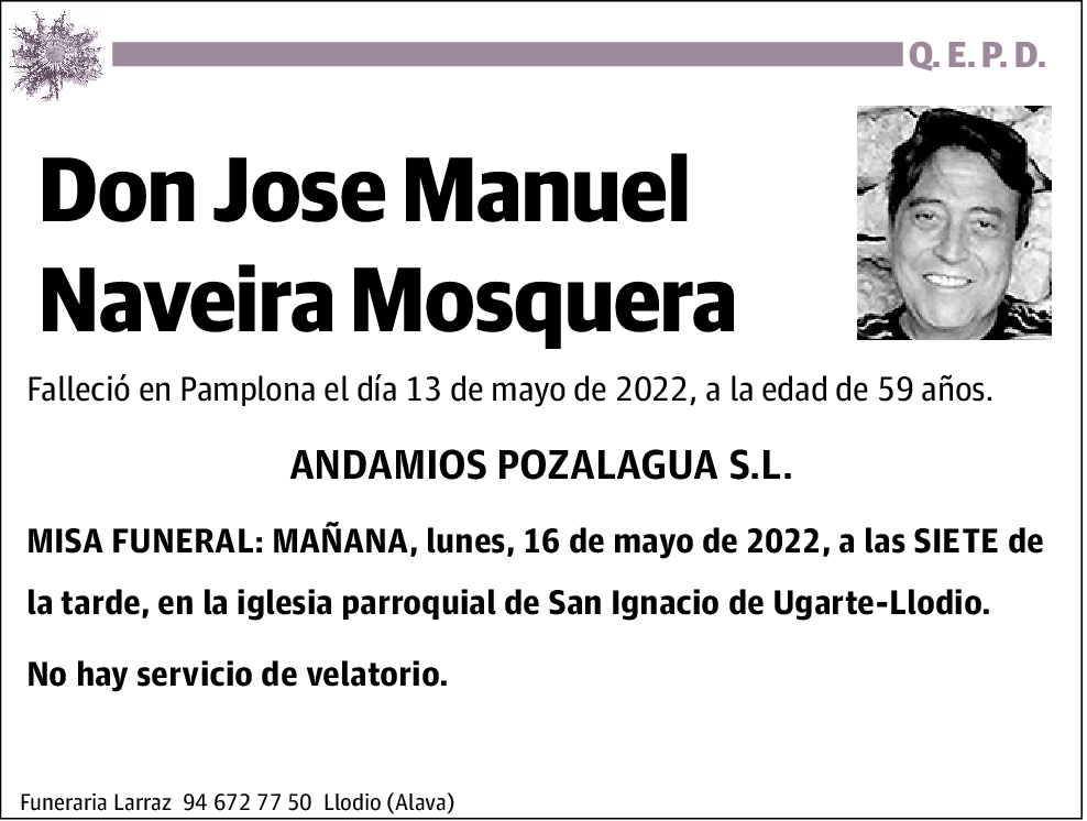 Jose Manuel Naveira Mosquera