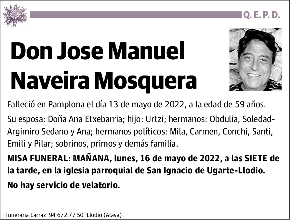 Jose Manuel Naveira Mosquera