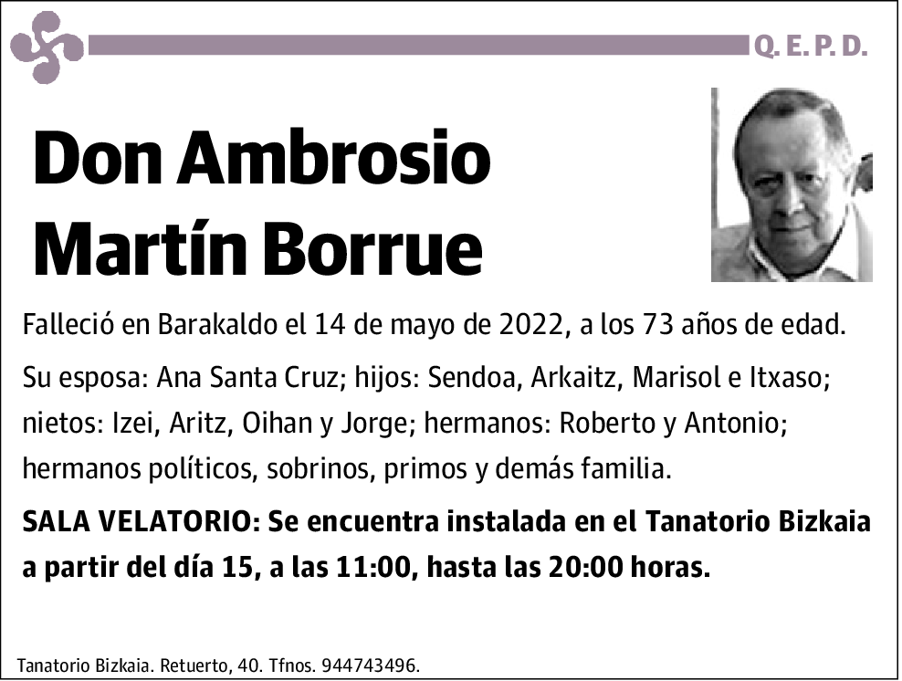 Ambrosio Martín Borrue