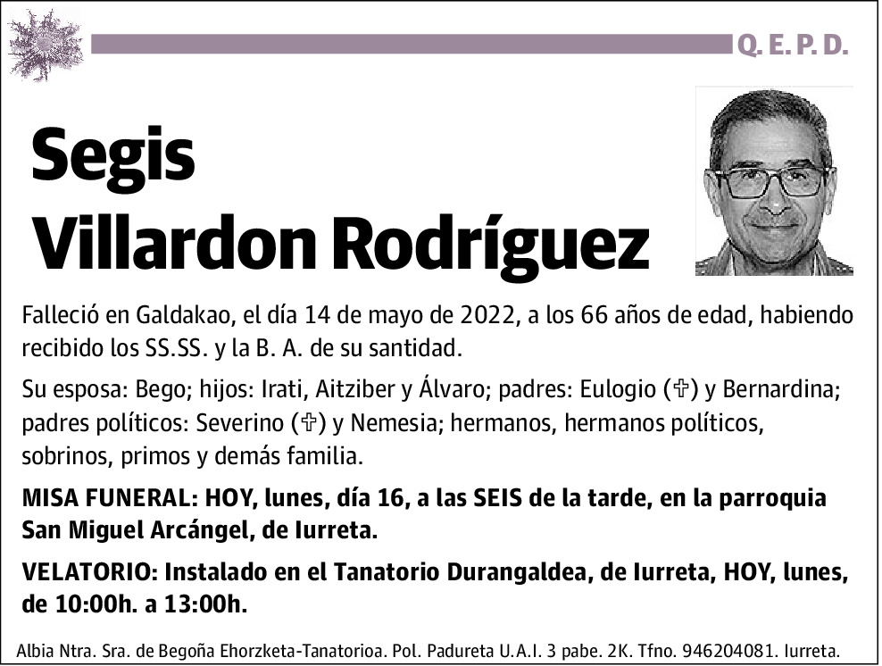 Segis Villardon Rodríguez