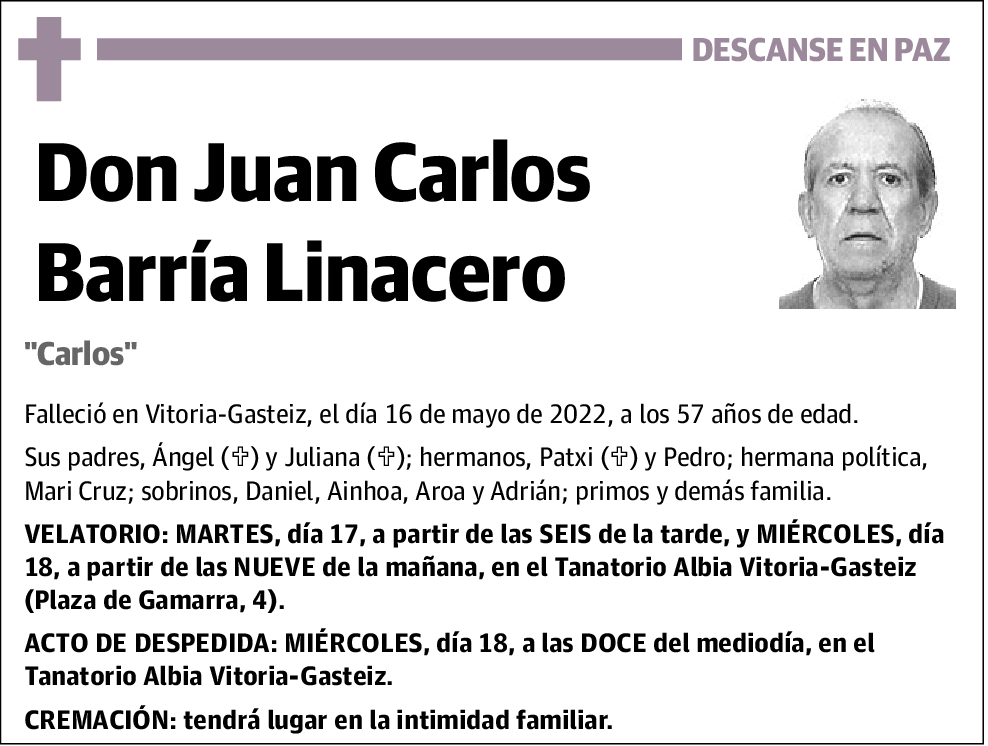 Juan Carlos Barría Linacero