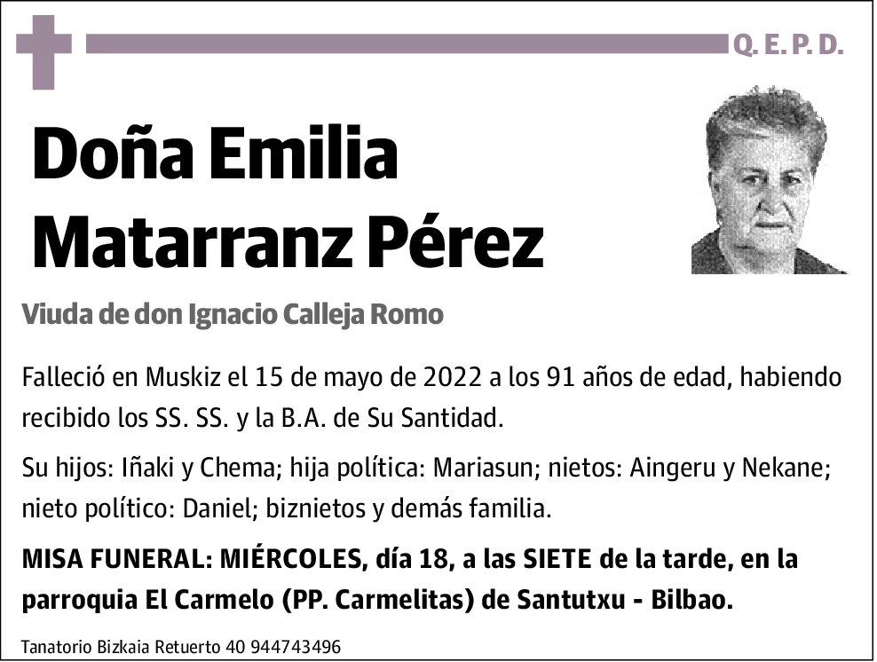 Emilia Matarranz Pérez