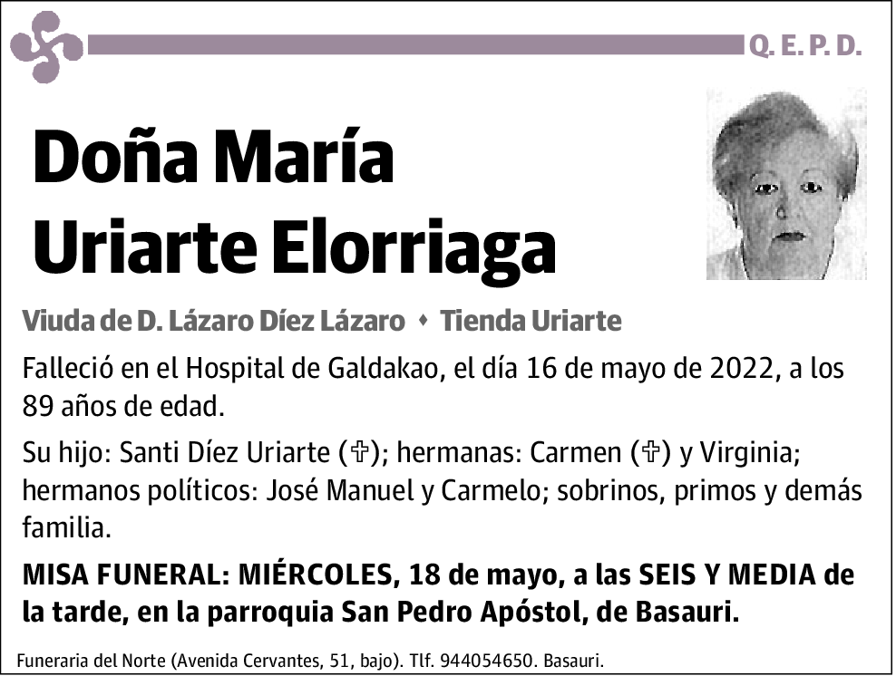 María Uriarte Elorriaga