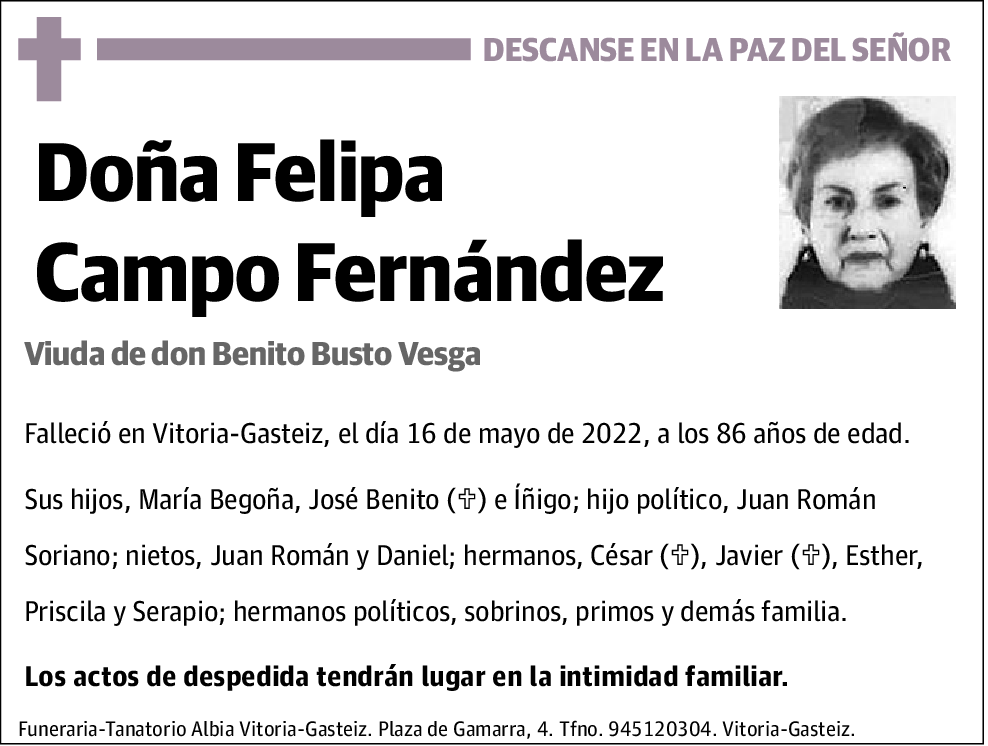 Felipa Campo Fernández