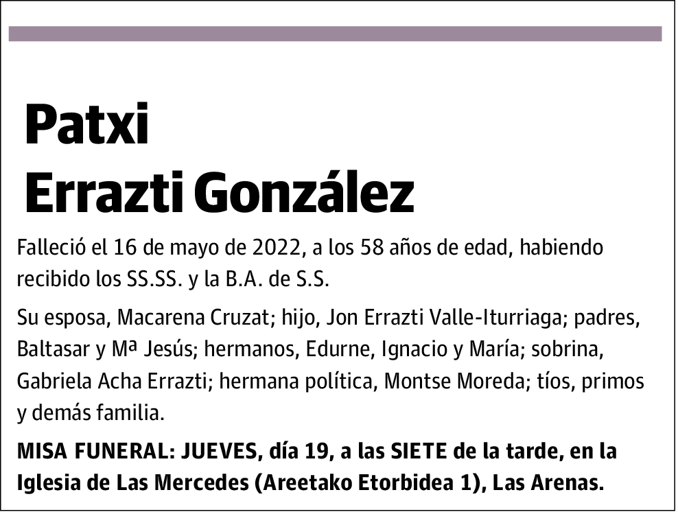 Patxi Errazti González