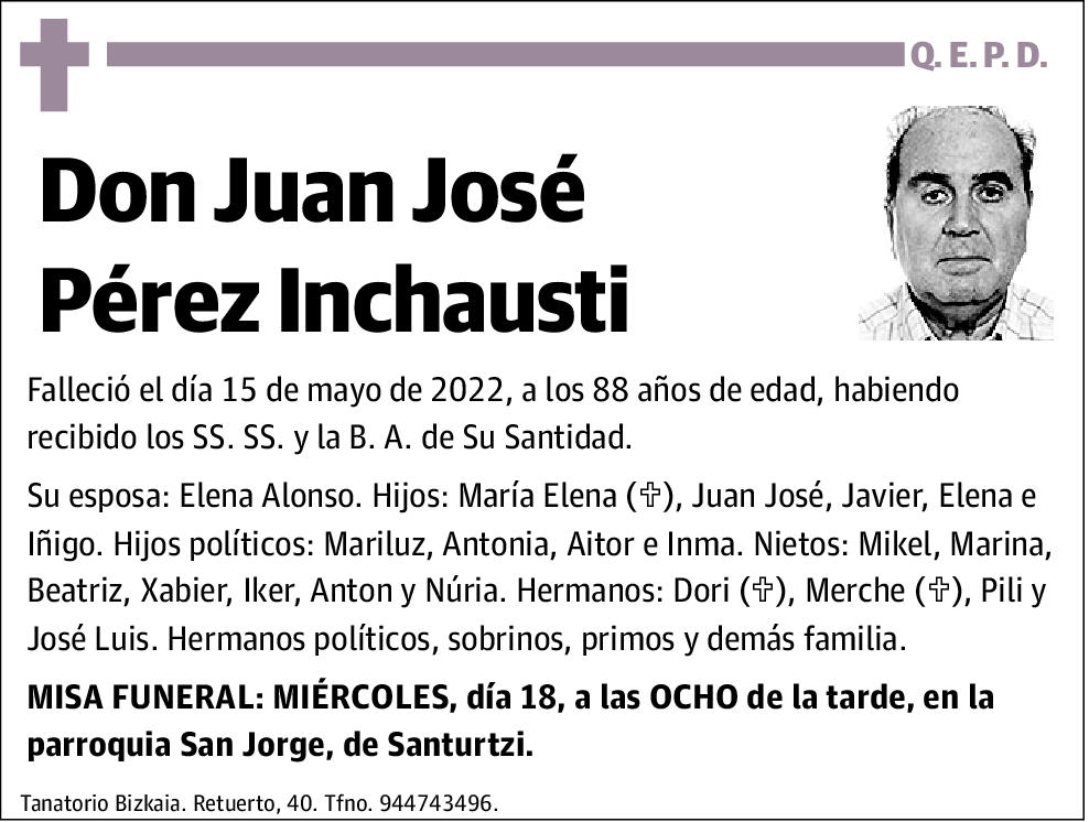 Juan José Pérez Inchausti