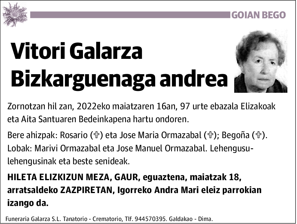 Vitori Galarza Bizkarguenaga