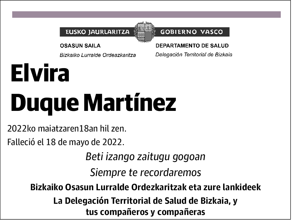 Elvira Duque Martínez