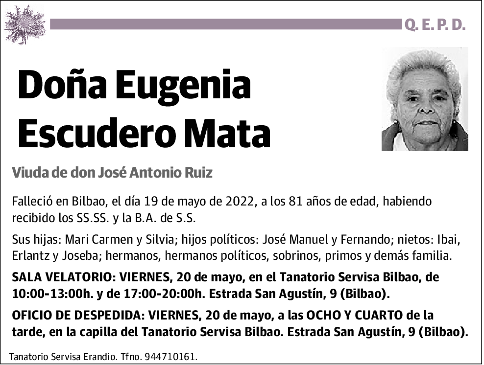 Eugenia Escudero Mata