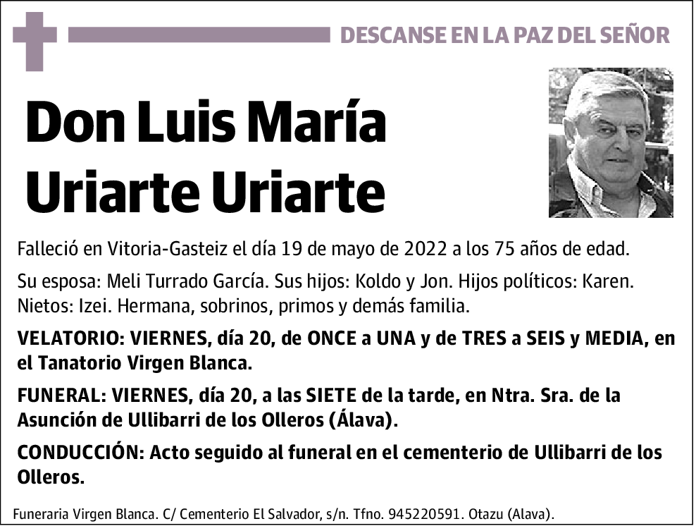 Luis María Uriarte Uriarte