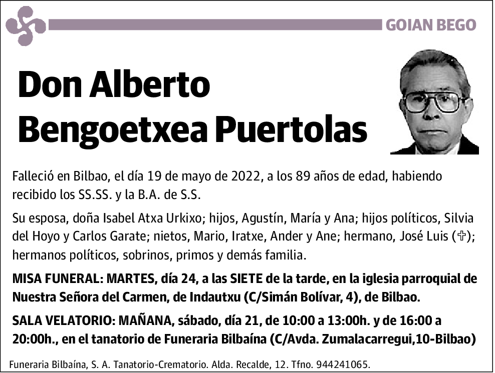 Alberto Bengoetxea Puertolas