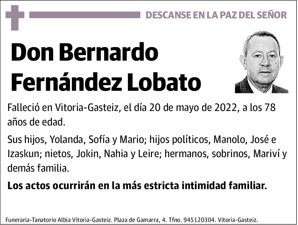 Bernardo Fernández Lobato