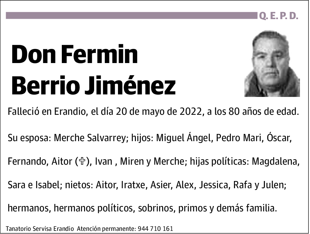 Fermin Berrio Jiménez