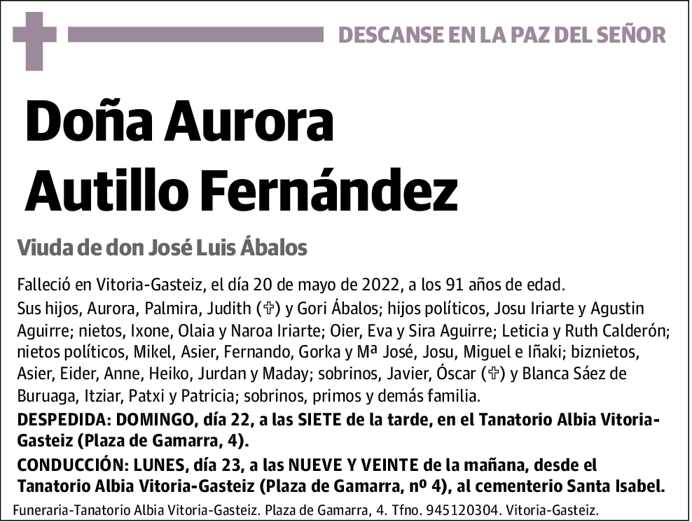 Aurora Autillo Fernández