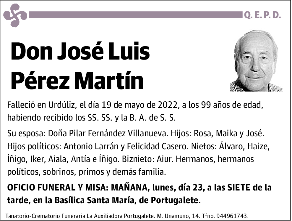 José Luis Pérez Martin