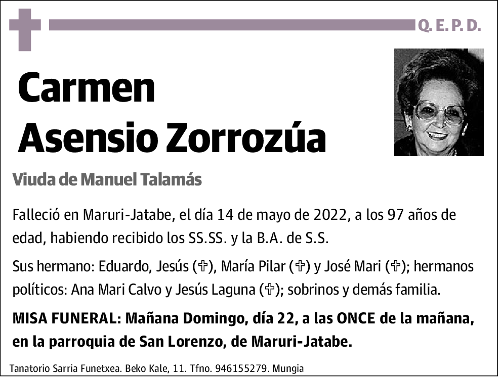 Carmen Asensio Zorrozúa