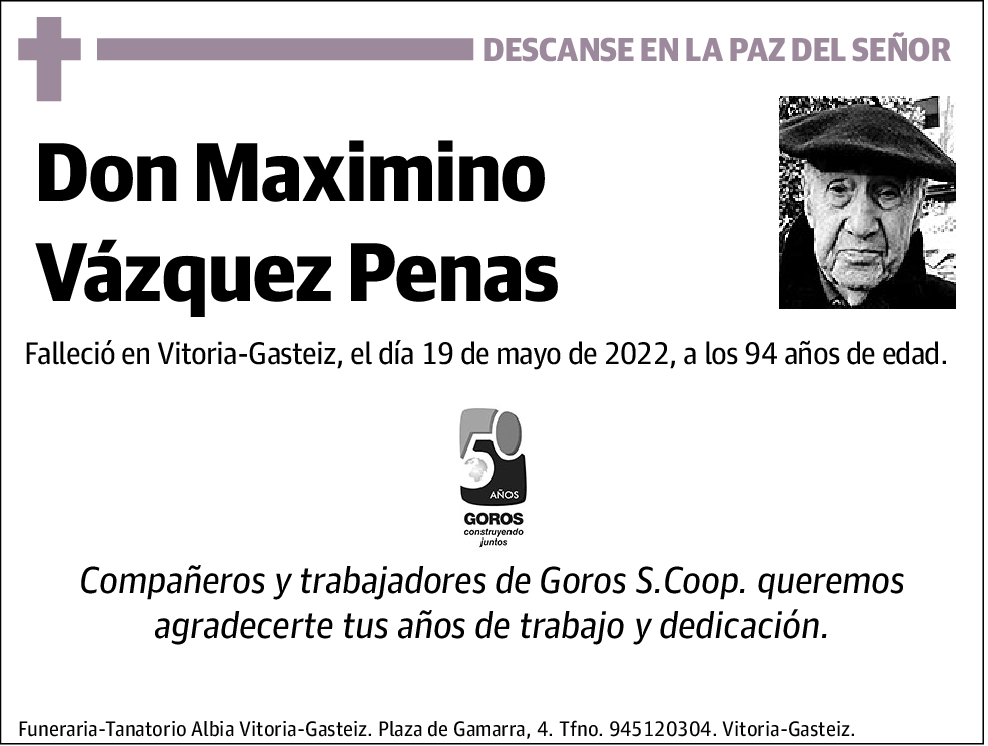 Maximino Vázquez Penas