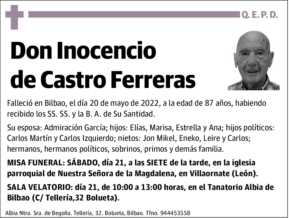 Inocencio de Castro Ferreras