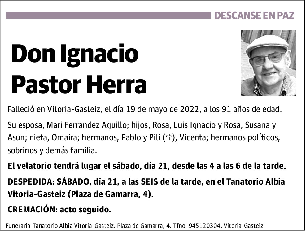 Ignacio Pastor Herra