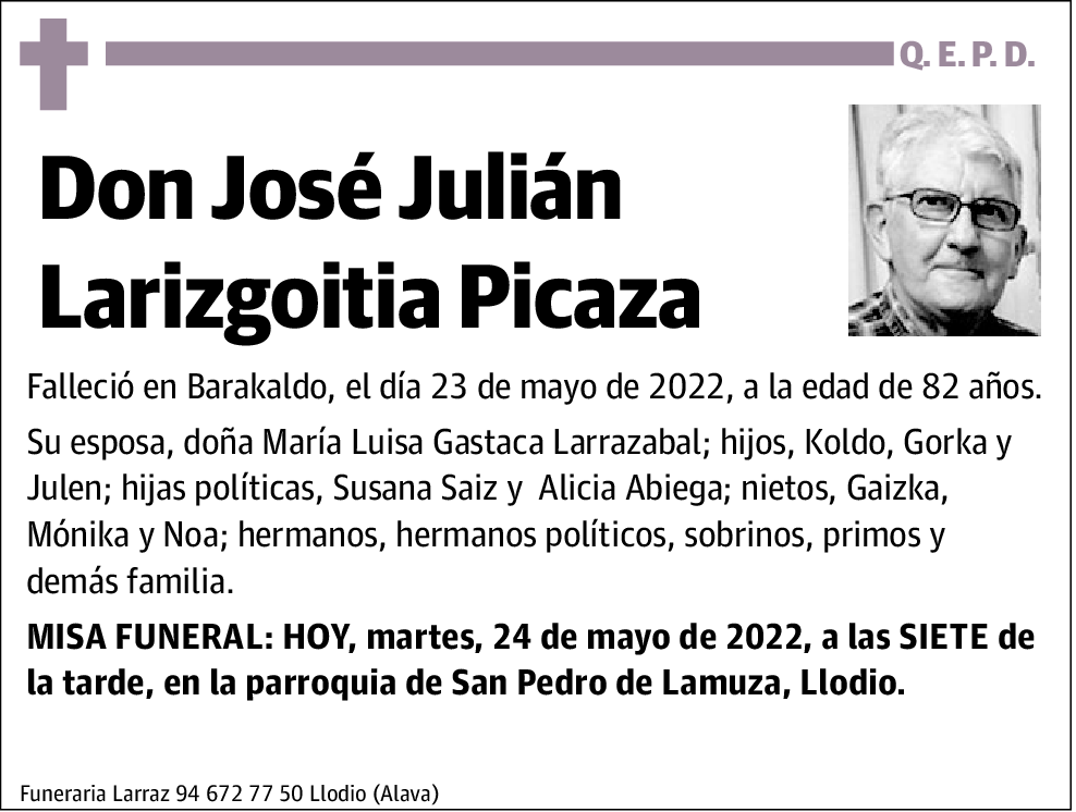 José Julián Larizgoitia Picaza