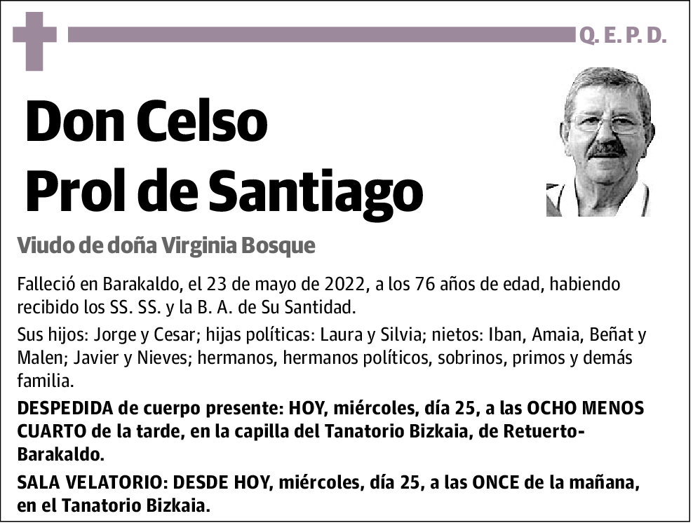 Celso Prol de Santiago