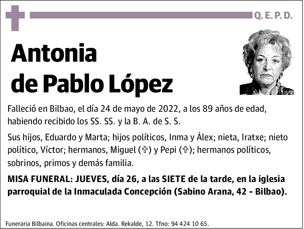 Antonia de Pablo López