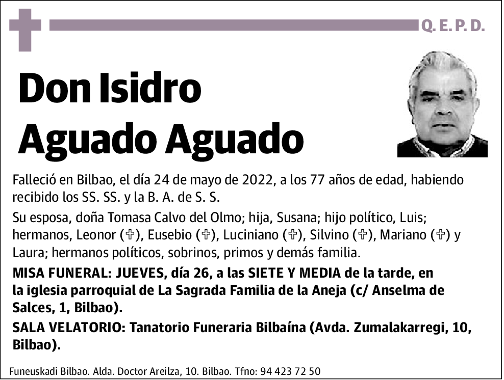 Isidro Aguado Aguado