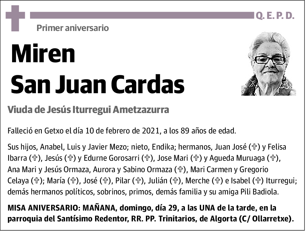 Miren San Juan Cardas