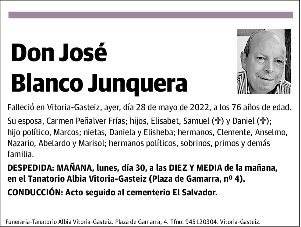 José Blanco Junquera