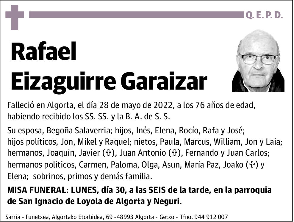 Rafael Eizaguirre Garaizar