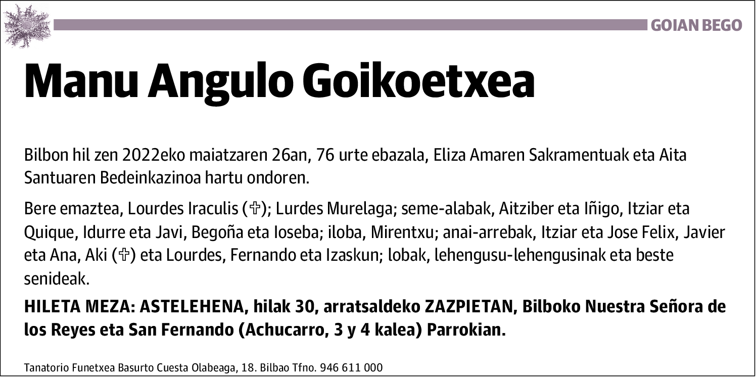 Manu Angulo Goikoetxea