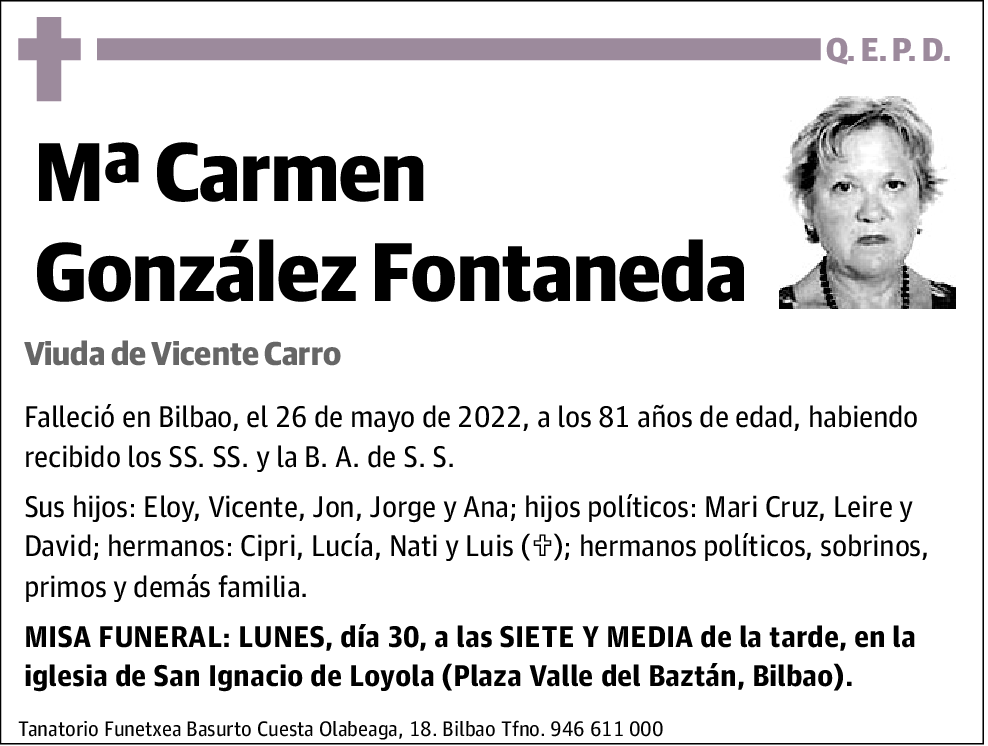 Mª Carmen González Fontaneda