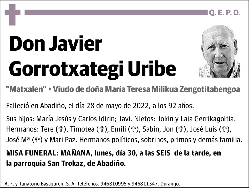 Javier Gorrotxategi Uribe