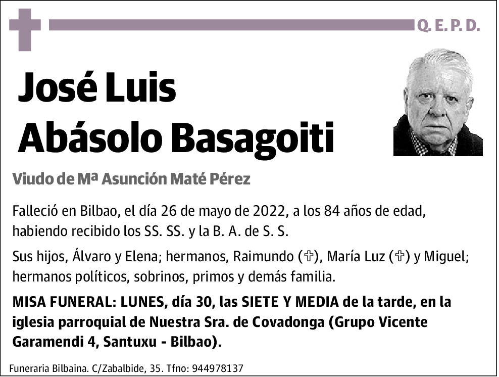 José Luis Abásolo Basagoiti