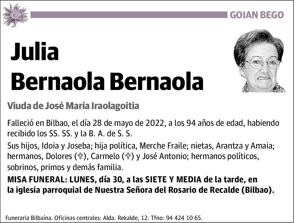 Julia Bernaola Bernaola