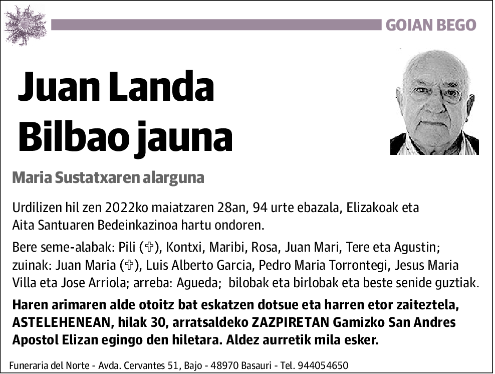 Juan Landa Bilbao