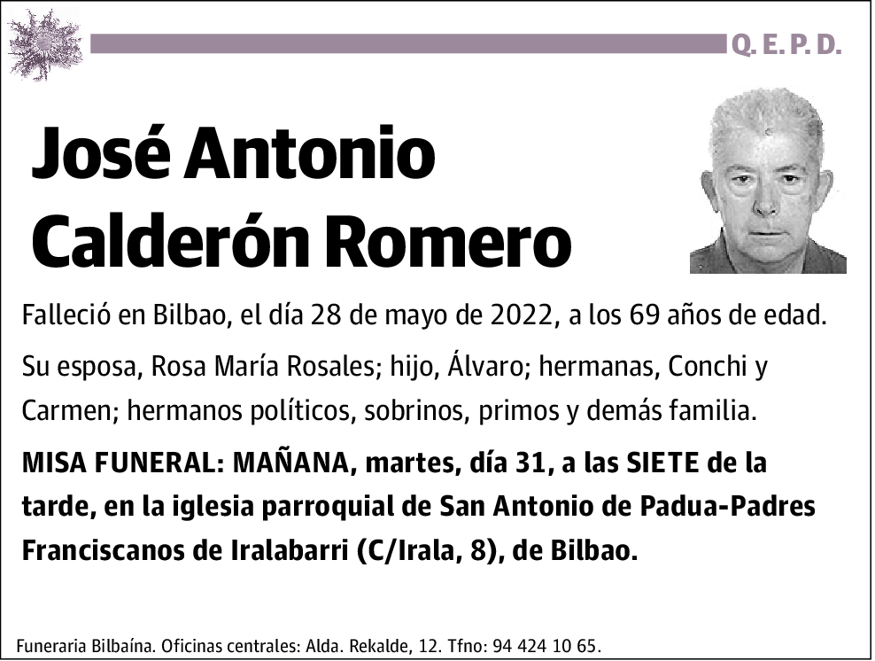 José Antonio Calderón Romero