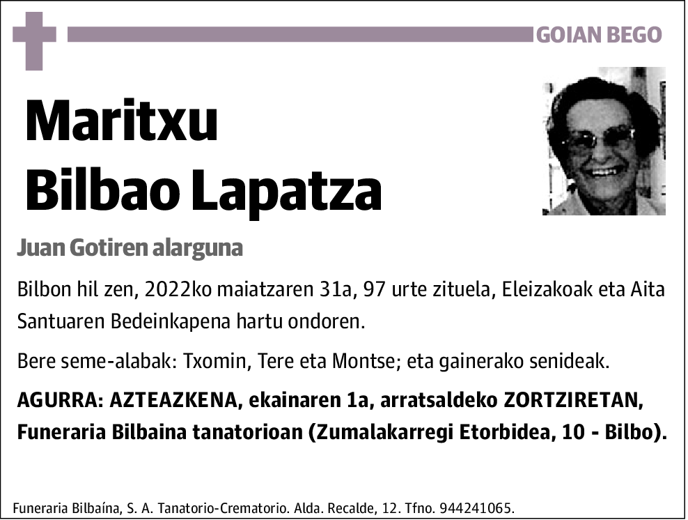 Maritxu Bilbao Lapatza