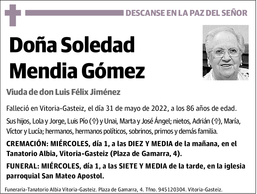 Soledad Mendia Gómez