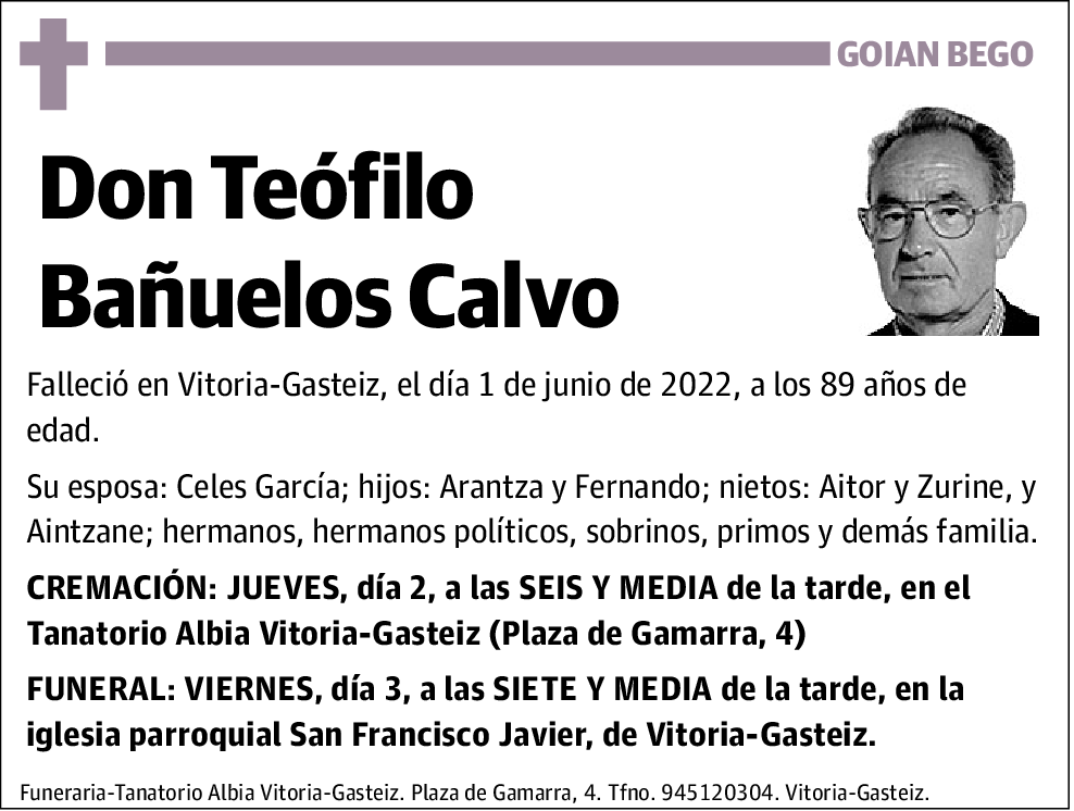 Teófilo Bañuelos Calvo