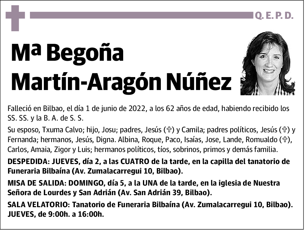 María Begoña Martín-Aragón Núñez