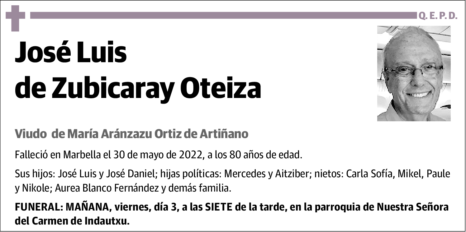 Jose Luis de Zubicaray Oteiza