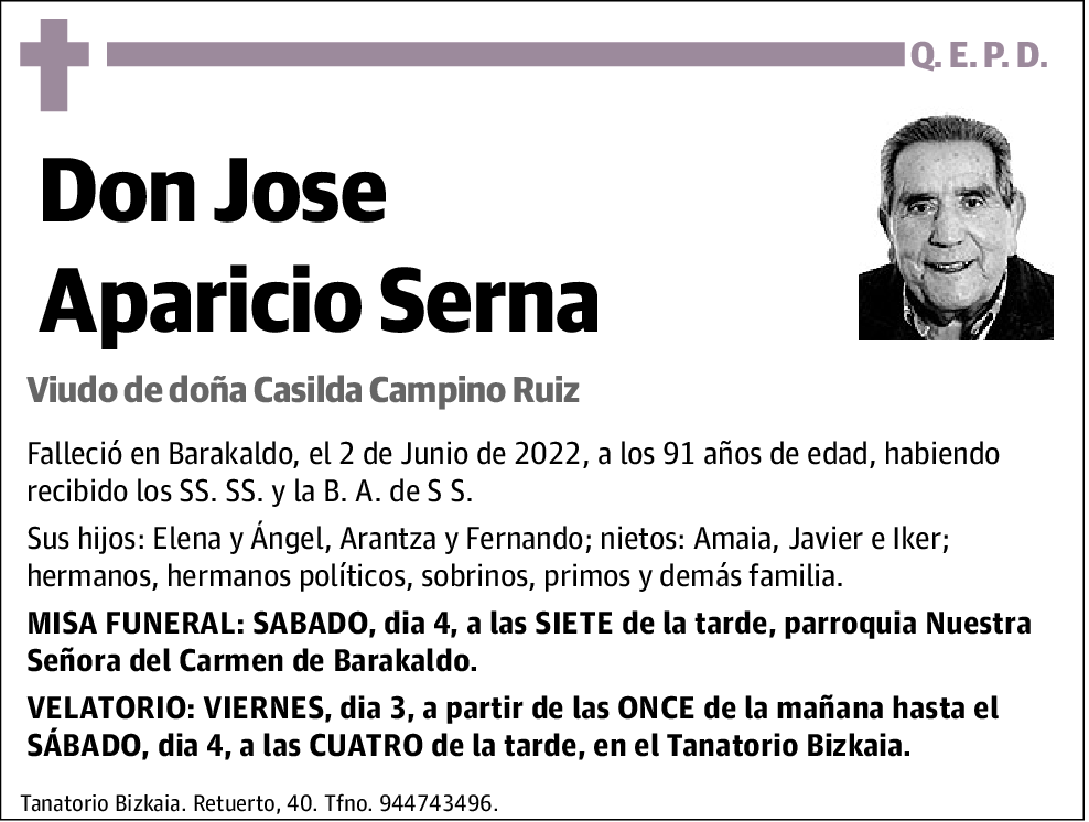 Jose Aparico Serna