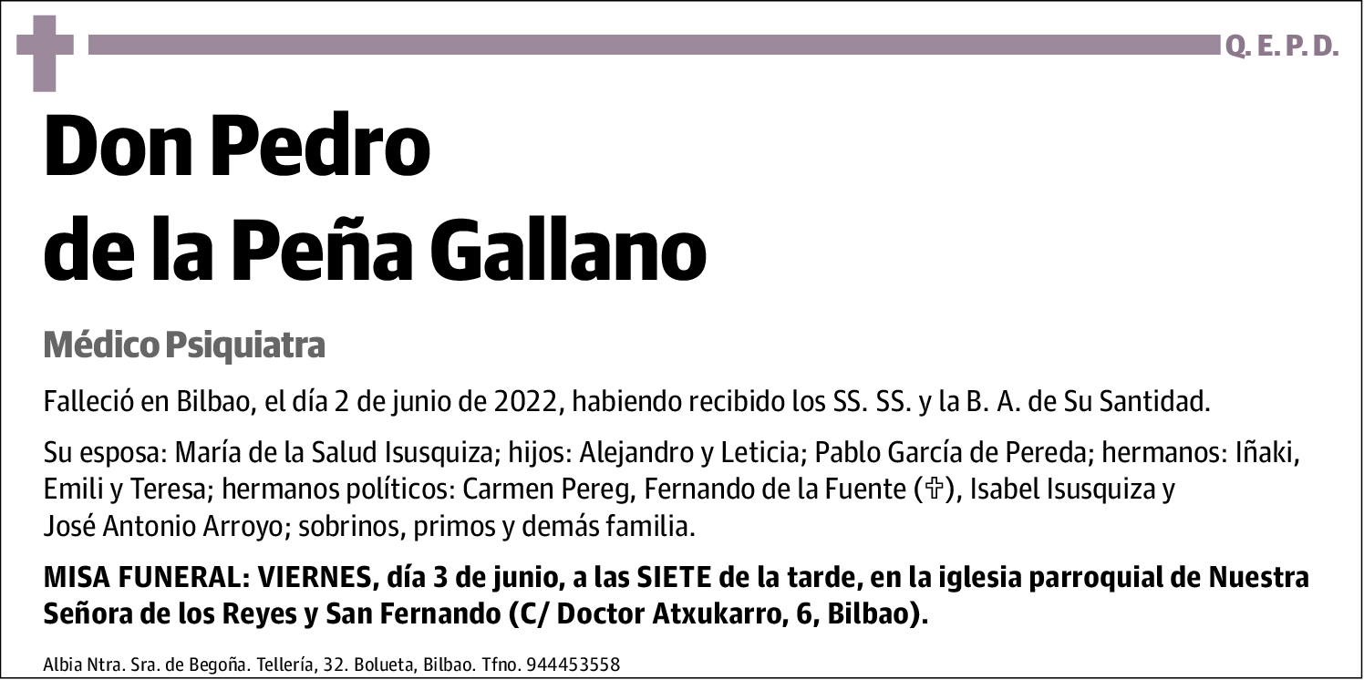 Pedro de la Peña Gallano