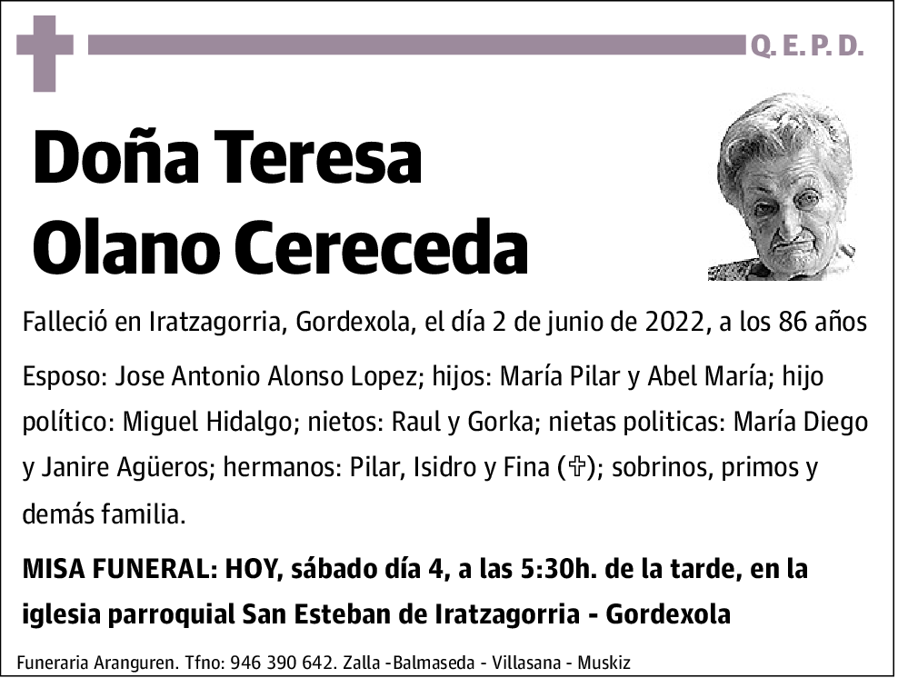 Teresa Olano Cereceda