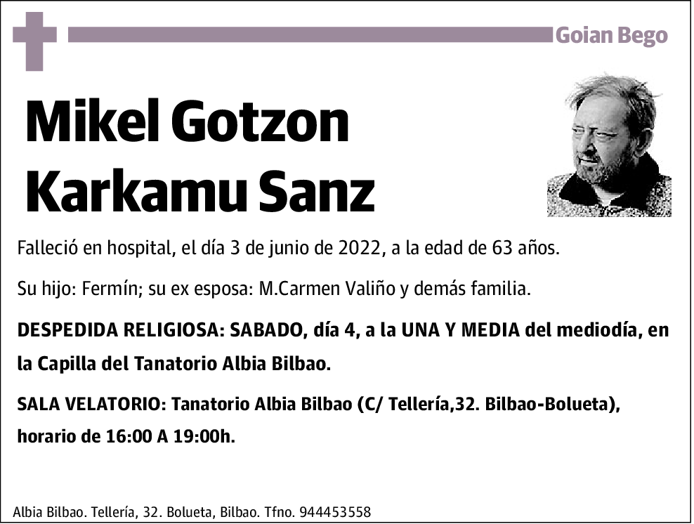 Mikel Gotzon Karkamu Sanz