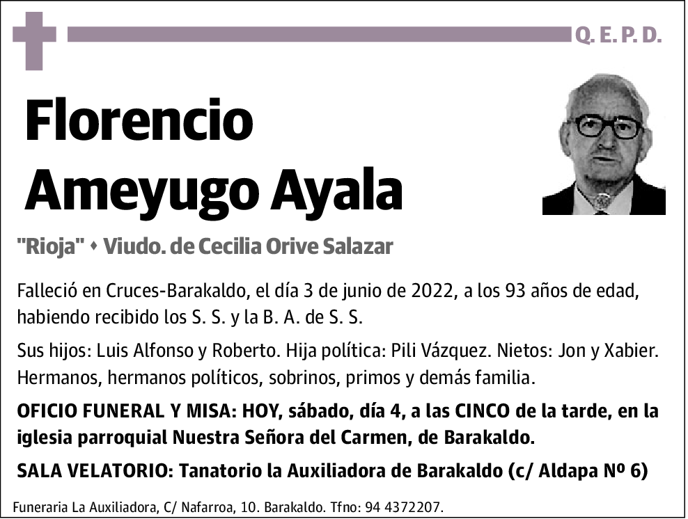 Florencio Ameyugo Ayala